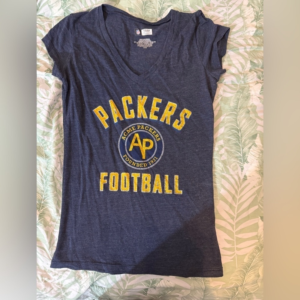 🏈NFL Packers🏈 T-shirt - Blue and Yellow